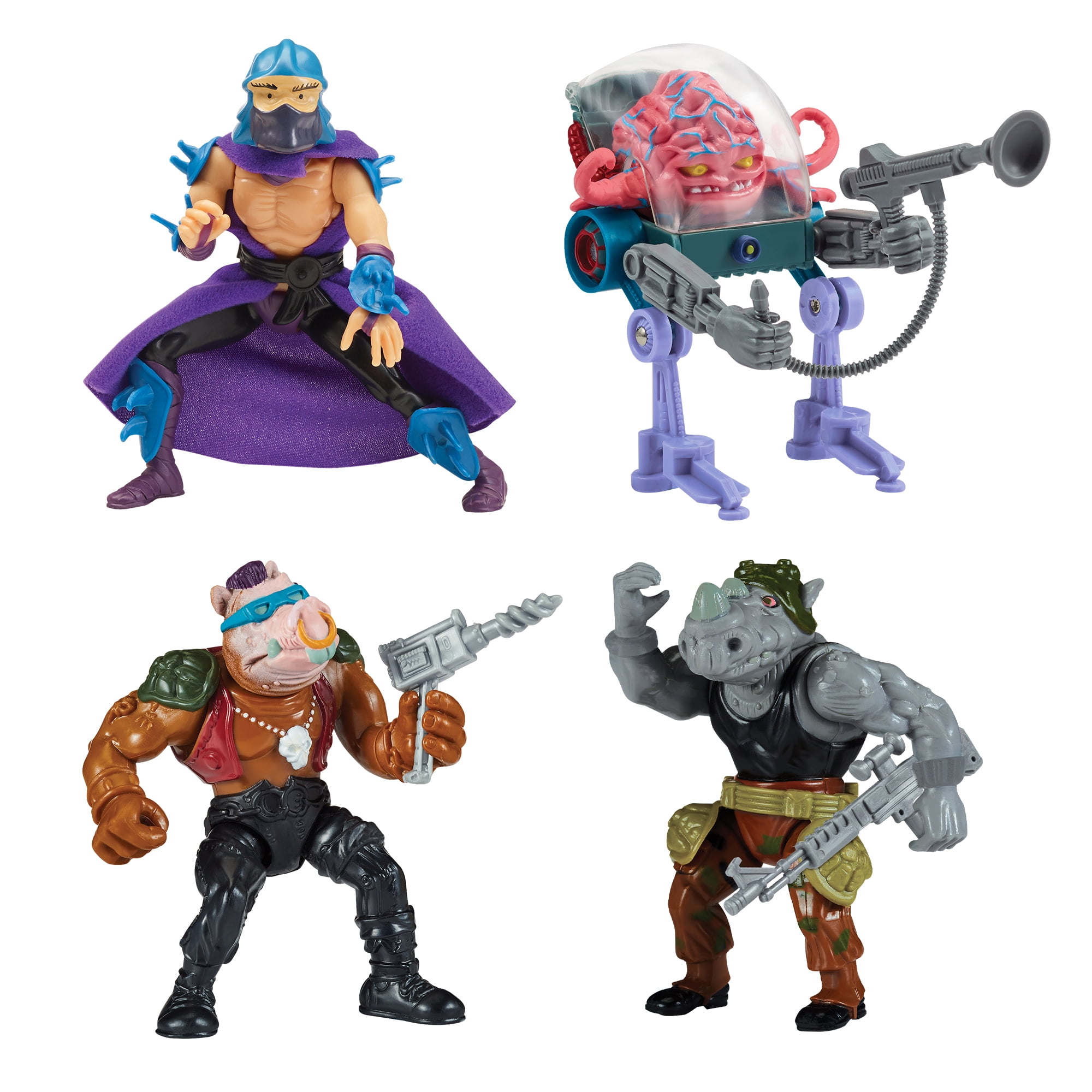 Teenage Mutant Ninja Turtles: Classic 4 Mutant 4-Pack Figure Bundle by  Playmates Toys 