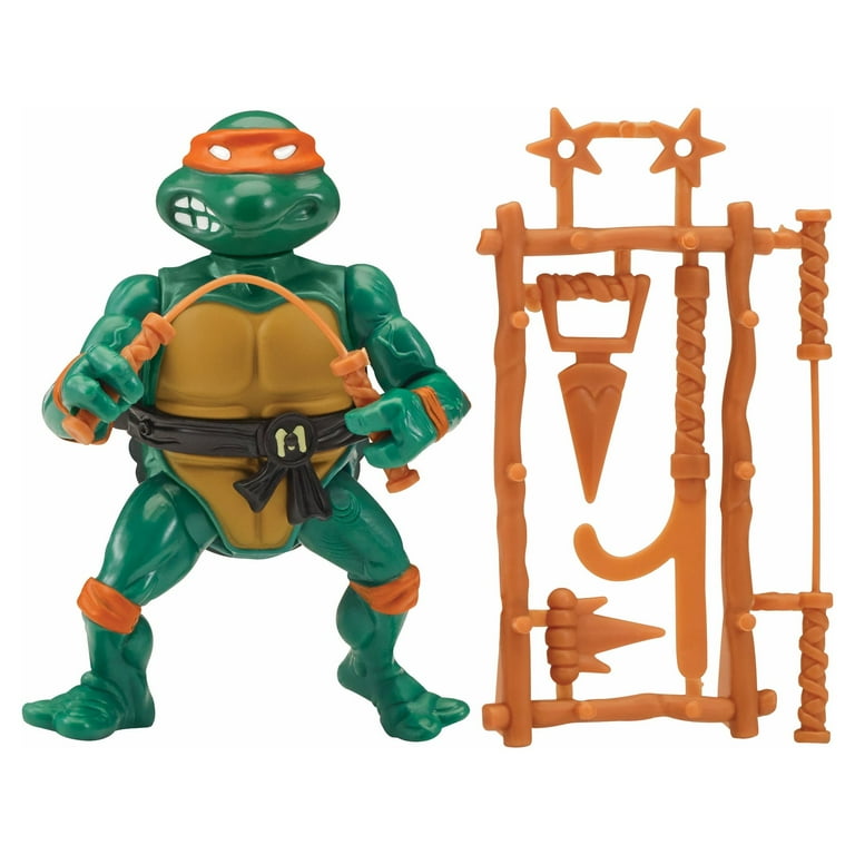 Walmart TMNT Michelangelo Action Figure Set, Teenage Mutant Ninja