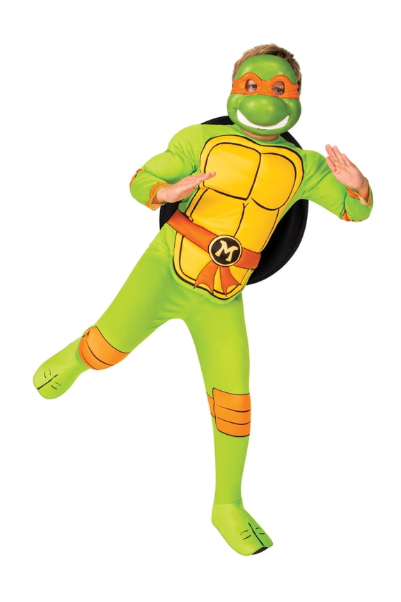 Teenage Mutant Ninja Turtles Michelangelo Costume for Kids by Rubies, Boys Medium