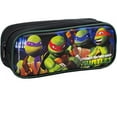 thumbnail image 1 of Teenage Mutant Ninja Turtles Cloth Pencil Case Pencil Box - Black, 1 of 2