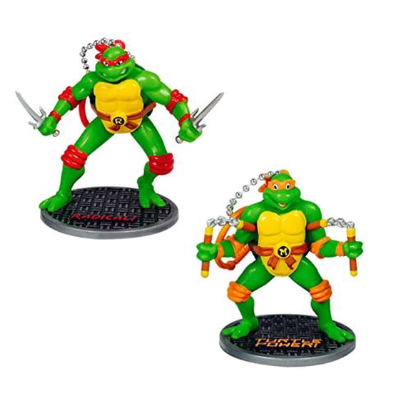 Teenage Mutant Ninja Turtles Collectible Figurines Assorted (Raphael & Michelangelo)