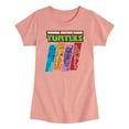 thumbnail image 1 of Teenage Mutant Ninja Turtles - Color Stripes - Girls Short Sleeve T-Shirt, 1 of 4