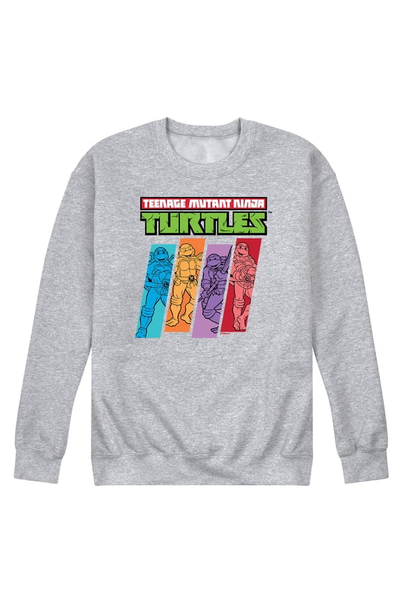 - Color Stripes - Men's Long Sleeve Crew Neck Fleece