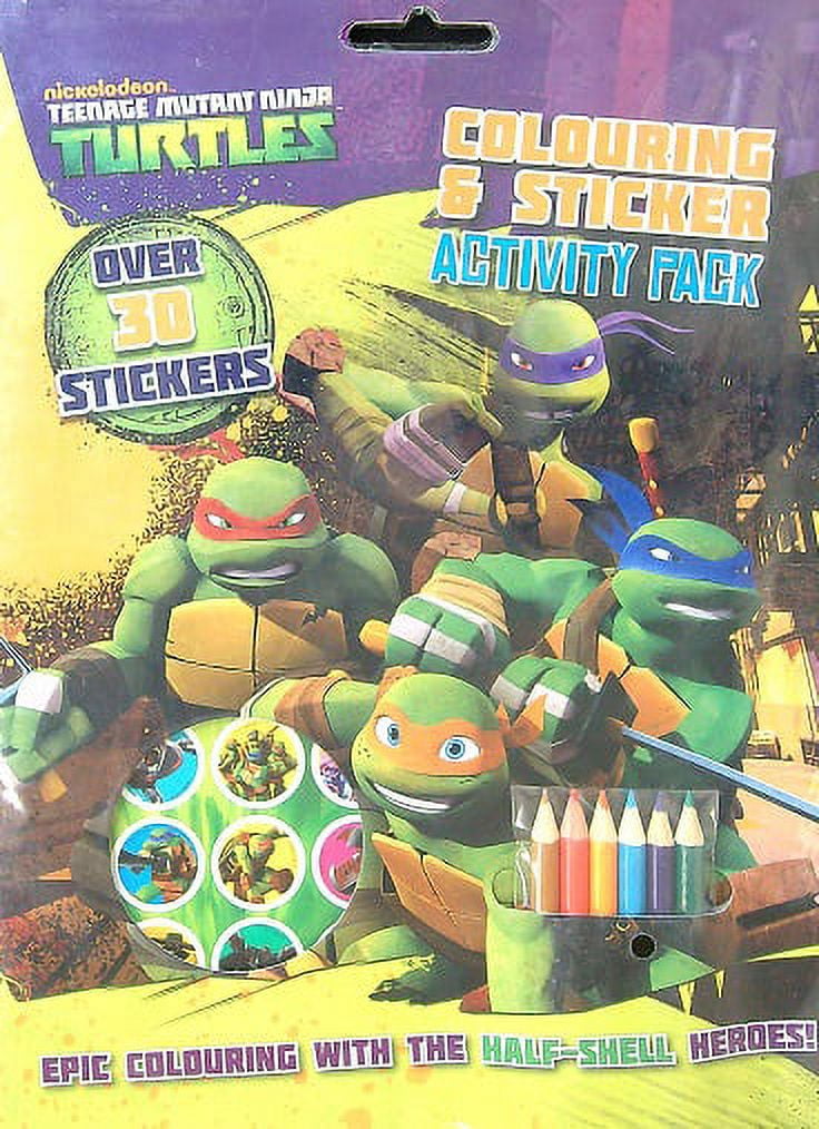 Teenage Mutant Ninja Turtles Colouring and Sticker Activity Pack ...
