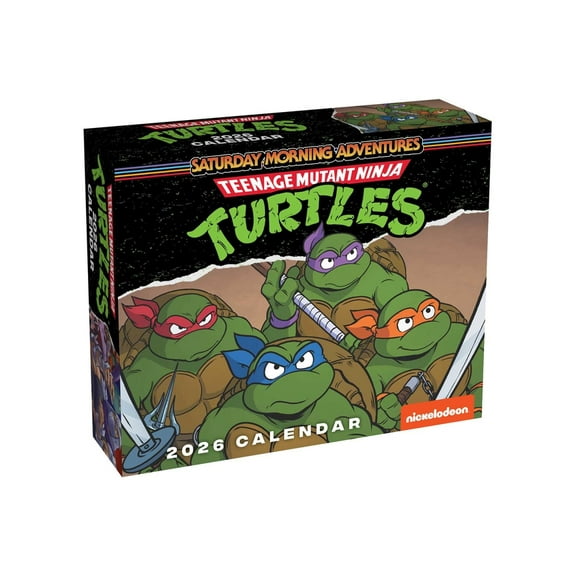 Teenage Mutant Ninja Turtles Comic Art 2026 Day-To-Day Calendar, (Paperback)