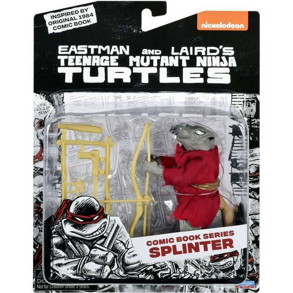 Teenage Mutant Ninja Turtles Comic Book Series Splinter Action Figure