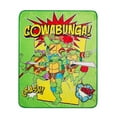 thumbnail image 1 of Teenage Mutant Ninja Turtles "Cowabunga" Fleece Throw Blanket | 50 x 60 Inches, 1 of 8