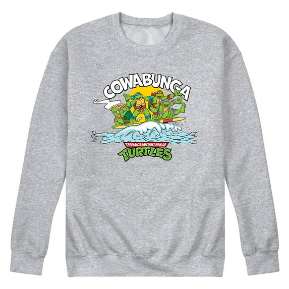 Teenage Mutant Ninja Turtles - Cowabunga - Men's Long Sleeve Crew Neck Fleece