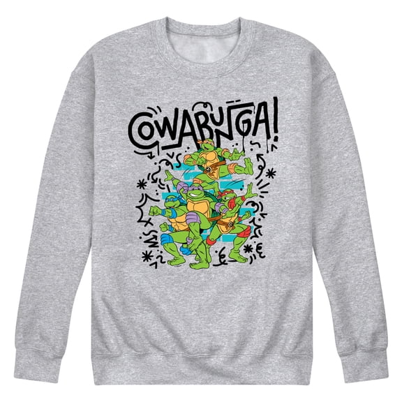 Teenage Mutant Ninja Turtles - Cowabunga TMNT - Men's Crew Neck Fleece Pullover