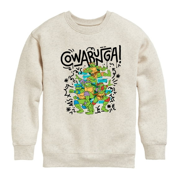 Teenage Mutant Ninja Turtles - Cowabunga - Toddler & Youth Crewneck Fleece Sweatshirt