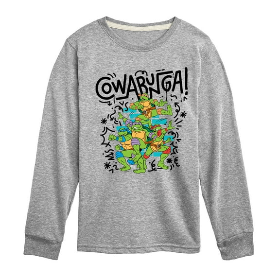 Teenage Mutant Ninja Turtles - Cowabunga - Toddler & Youth Long Sleeve Graphic T-Shirt