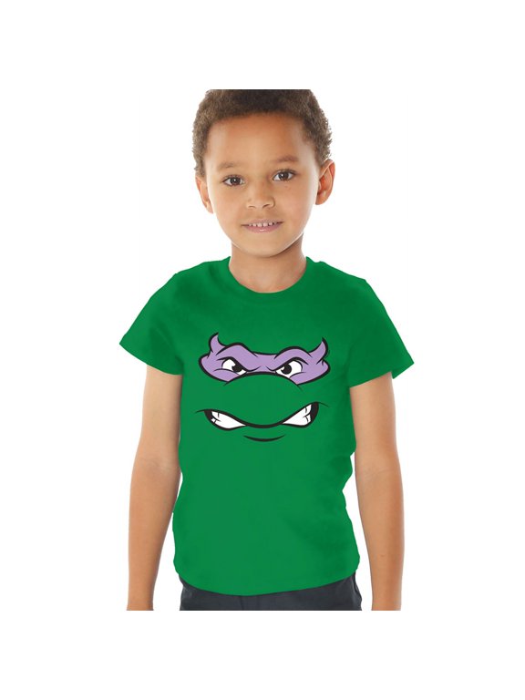 Donatello Angry Kids T Shirt (4) for Toddler Boys and Girls, Kelly Green