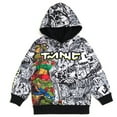 thumbnail image 1 of Teenage Mutant Ninja Turtles Donatello Raphael Leonardo Fleece Athletic Pullover Hoodie Toddler to Big Kid, 1 of 5