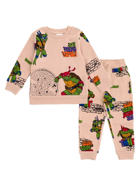 Donatello Raphael Leonardo Fleece Sweatshirt and Jogger Pants Outfit Set Toddler to Big Kid