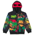 thumbnail image 1 of Teenage Mutant Ninja Turtles Donatello Raphael Leonardo Fleece Zip Up Cosplay Hoodie Toddler to Big Kid, 1 of 5