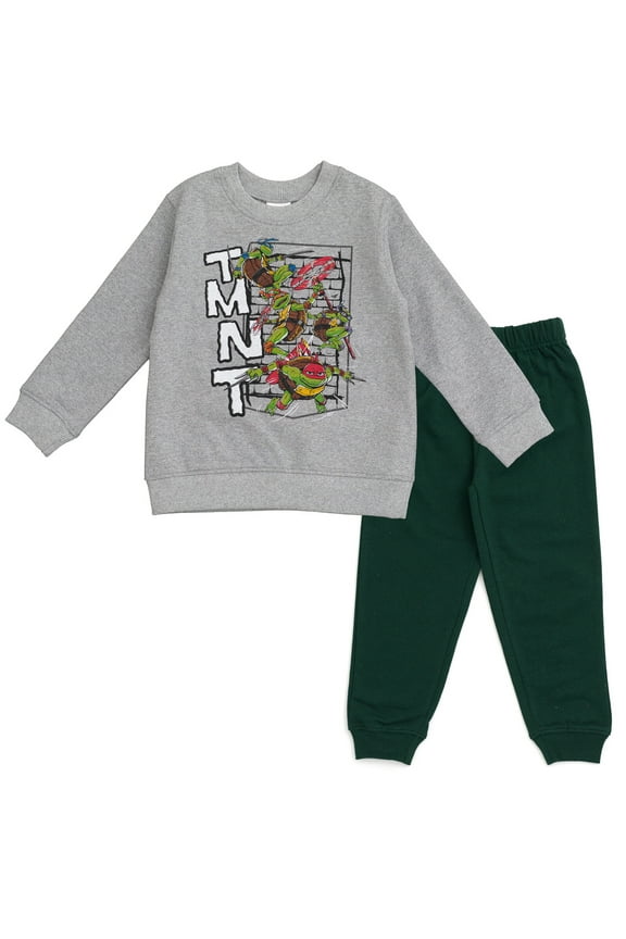 Teenage Mutant Ninja Turtles Donatello Raphael Leonardo Little Boys Fleece Sweatshirt and Pants Set Toddler to Big Kid