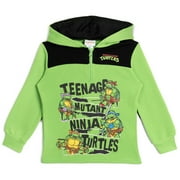 Teenage Mutant Ninja Turtles Donatello Raphael Leonardo Little Boys Half Zip Hoodie Toddler to Big Kid