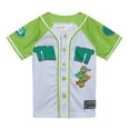 thumbnail image 1 of Teenage Mutant Ninja Turtles Donatello Raphael Leonardo Mesh Baseball Jersey Button Down Shirt Toddler to Big Kid, 1 of 5