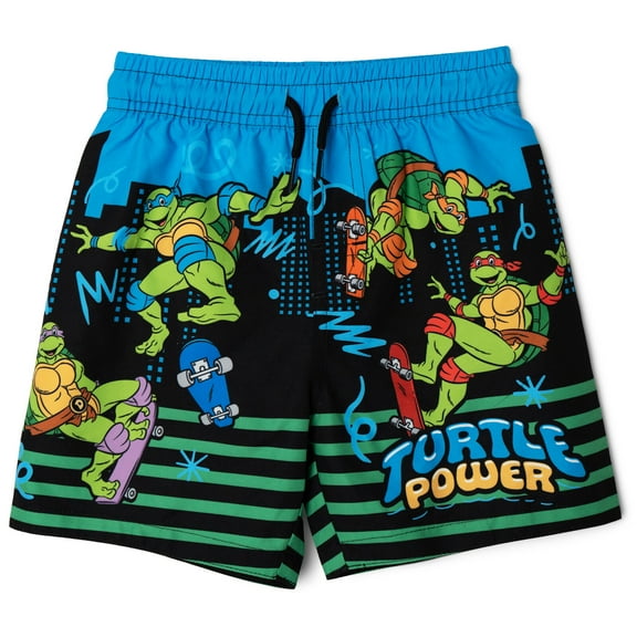 Teenage Mutant Ninja Turtles Donatello Raphael Leonardo Swim Trunks UPF 50  Toddler to Big Kid