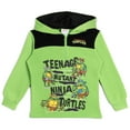 thumbnail image 1 of Teenage Mutant Ninja Turtles Donatello Raphael Leonardo Toddler Boys Half Zip Hoodie Toddler to Big Kid, 1 of 5