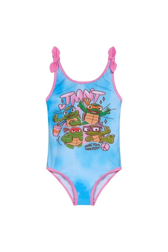 Teenage Mutant Ninja Turtles Donatello Raphael Leonardo UPF 50+ One Piece Bathing Suit Tie Dye Toddler to Little Kid
