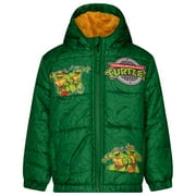 TEENAGE MUTANT NINJA TURTLES Donatello Raphael Leonardo Zip Up Puffer Jacket Toddler to Big Kid