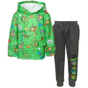 TMNT: MUTANT MAYHEM (2023 MOVIE) Teenage Mutant Ninja Turtles Donatello Raphael Michelangelo Little Boys Fleece Pullover Hoodie and Pants Outfit Set Toddler to Big Kid