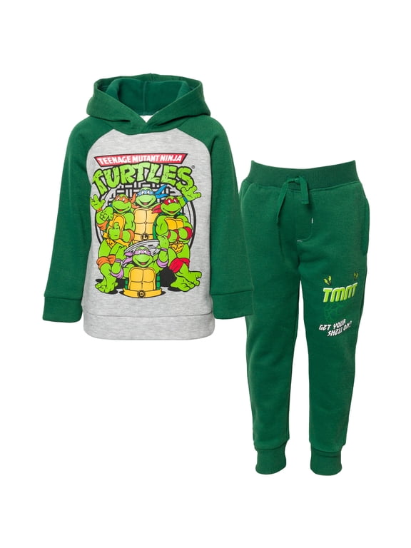 Donatello Raphael Michelangelo Little Boys Fleece Pullover Hoodie and Pants Outfit Set Toddler to Big Kid
