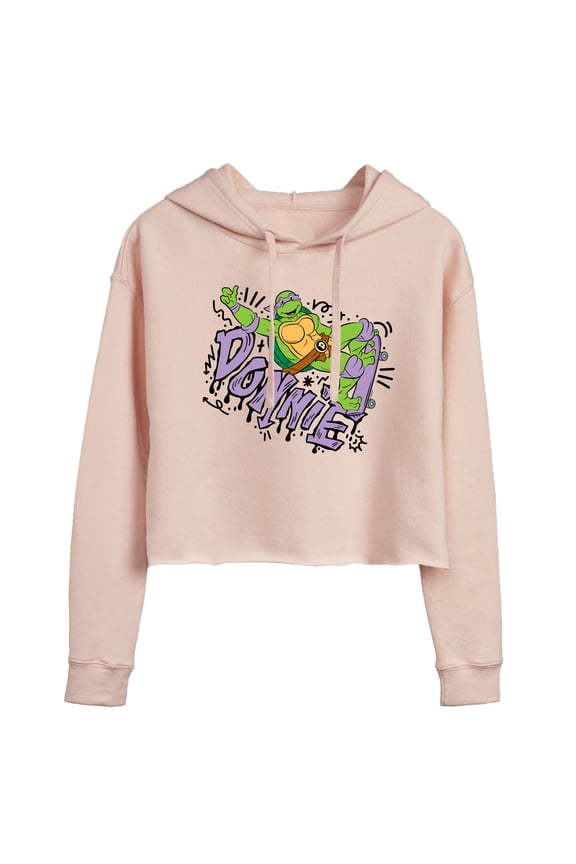 - Donnie Cropped Graphic Hoodie