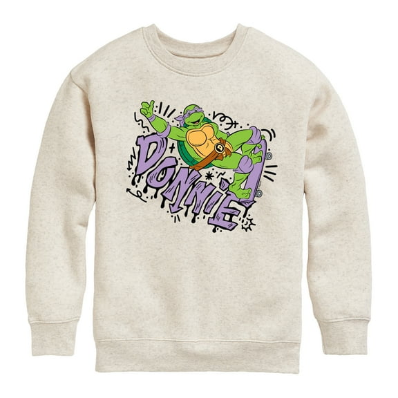Teenage Mutant Ninja Turtles - Donnie - Toddler & Youth Crewneck Fleece Sweatshirt