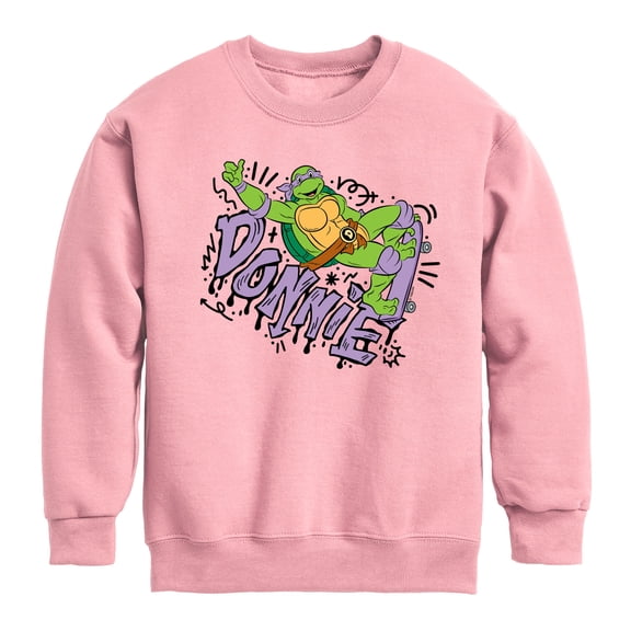 Teenage Mutant Ninja Turtles - Donnie - Toddler & Youth Crewneck Fleece Sweatshirt
