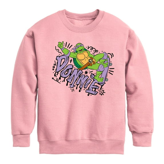 Teenage Mutant Ninja Turtles - Donnie - Toddler & Youth Crewneck Fleece Sweatshirt