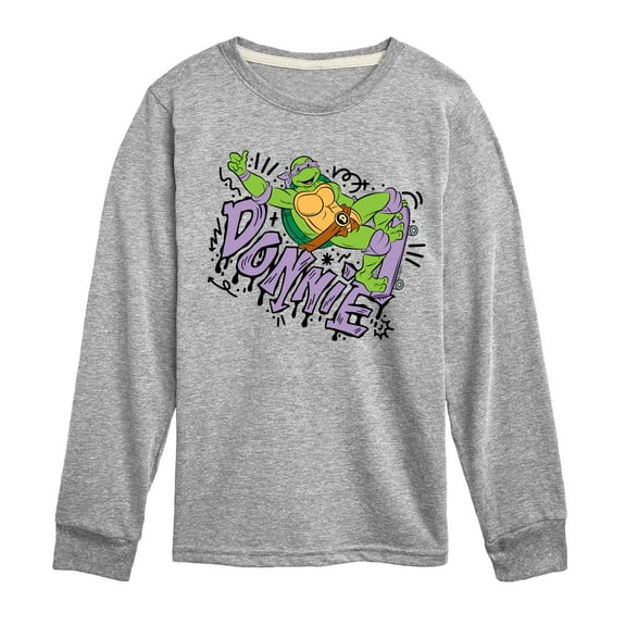 Teenage Mutant Ninja Turtles - Donnie - Toddler & Youth Long Sleeve Graphic T-Shirt