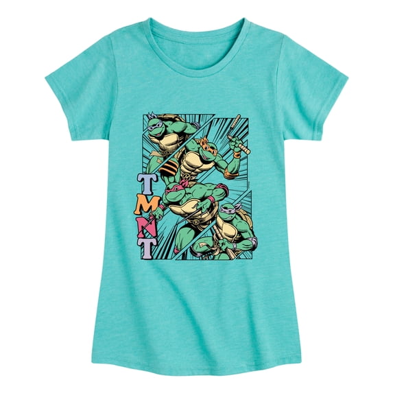 Teenage Mutant Ninja Turtles - Femme Comic Girls' Fitted Short Sleeve Graphic T-Shirt