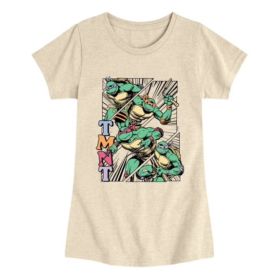 Teenage Mutant Ninja Turtles - Femme Comic Girls' Fitted Short Sleeve Graphic T-Shirt