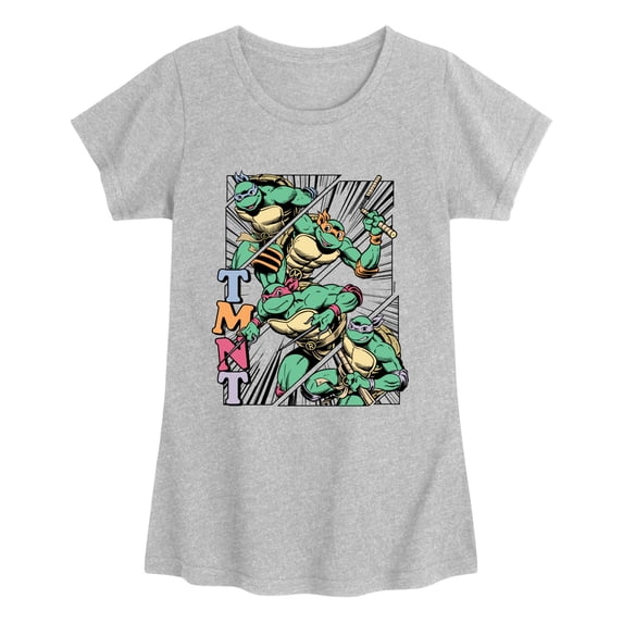 Teenage Mutant Ninja Turtles - Femme Comic Girls' Fitted Short Sleeve Graphic T-Shirt