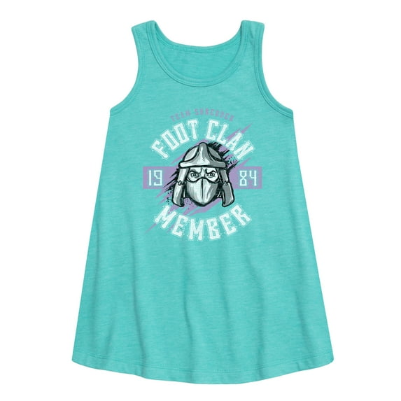 Teenage Mutant Ninja Turtles -Foot Clan Member - Toddler & Youth Girls A-line Dress