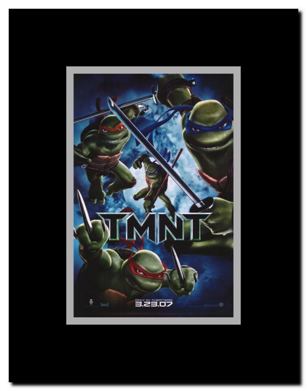 Teenage Mutant Ninja Turtles Framed Movie Poster