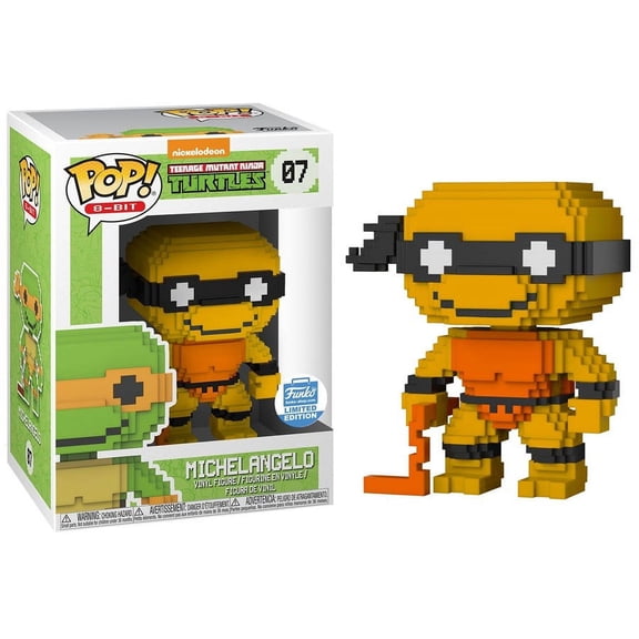 Teenage Mutant Ninja Turtles Funko POP! 8-Bit Neon Michelangelo Vinyl Figure