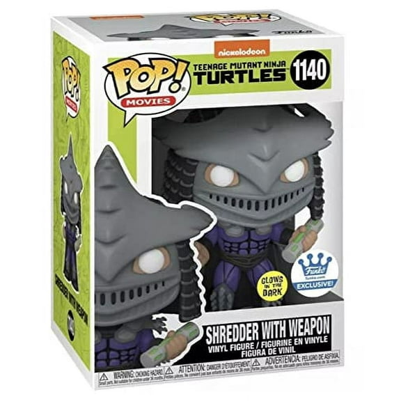 Teenage Mutant Ninja Turtles Funko POP Vinyl Figure | GID Shredder w/ Weapon