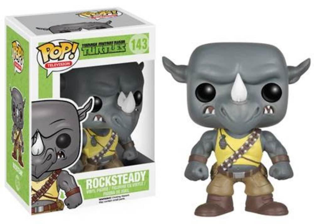 "Teenage Mutant Ninja Turtles Funko Pop Vinyl 4"" Figure Rocksteady"