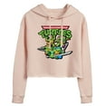 thumbnail image 1 of Teenage Mutant Ninja Turtles - Gaming Group And Logo - Juniors Cropped Pullover Hoodie, 1 of 5
