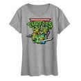thumbnail image 1 of Teenage Mutant Ninja Turtles - Gaming Group And Logo - Women's Short Sleeve Graphic T-Shirt, 1 of 5