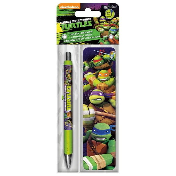 Teenage Mutant Ninja Turtles Gel Pen & Bookmark Pack
