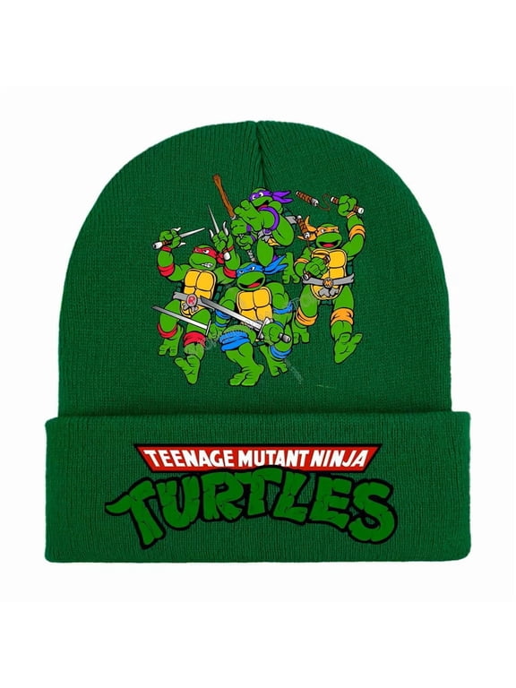 Teenage Mutant Ninja Turtles Green Adult Size Beanie Hat