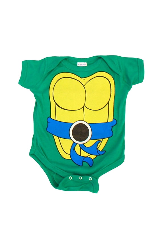 Teenage Mutant Ninja Turtles Green Costume Infant Baby Onesie Romper