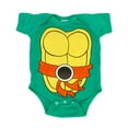 thumbnail image 1 of Teenage Mutant Ninja Turtles Green Costume Infant Baby Onesie Romper, 1 of 2