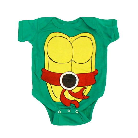 Teenage Mutant Ninja Turtles Green Costume Infant Baby Onesie Romper