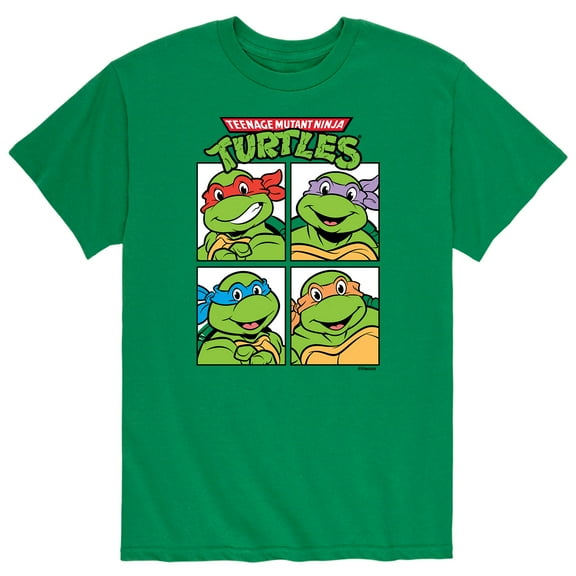 Teenage Mutant Ninja Turtles - Group Blocks - Men's Short Sleeve Graphic T-Shirt