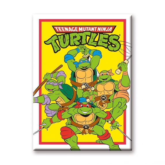 Teenage Mutant Ninja Turtles Group Fight Stance Magnet